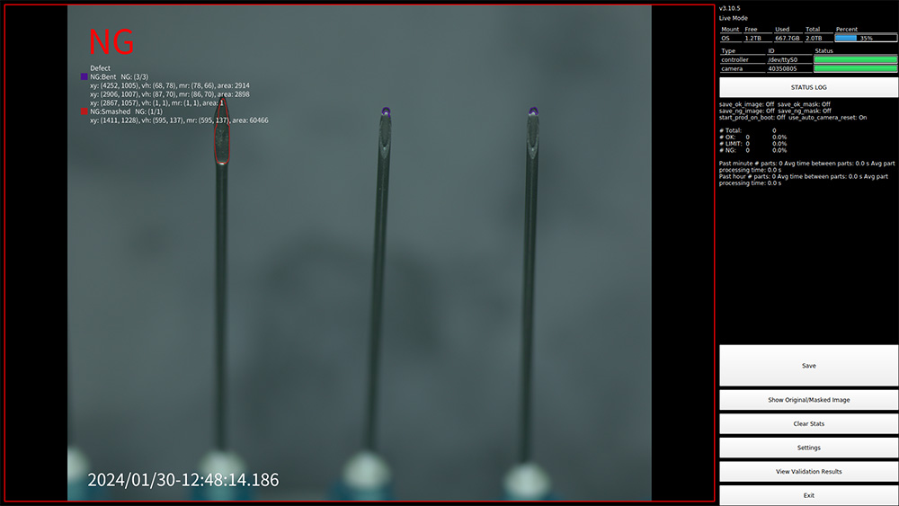 Syringe Needle Formation Inspection Application-5