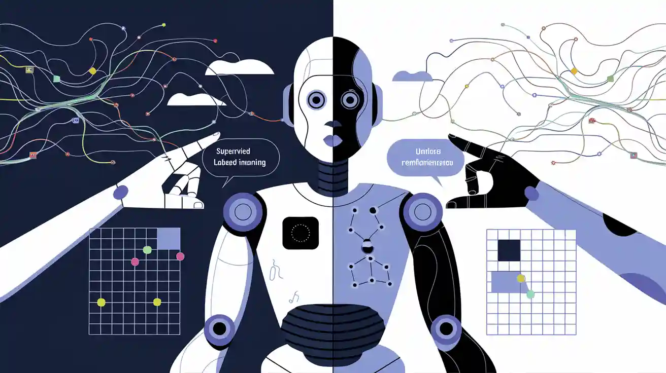 Supervised Learning Versus Other Methods in Machine Vision