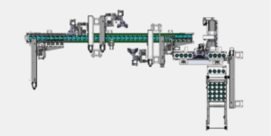 A 4 Station Servo Conveyor Line