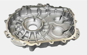 The sealing surfaces of this complex casting must be free of flashing and chunking to prevent oil leaks