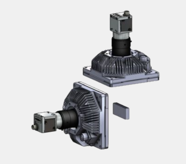 The UnitX inspection module is compact and designed to mount onto existing machine builds.