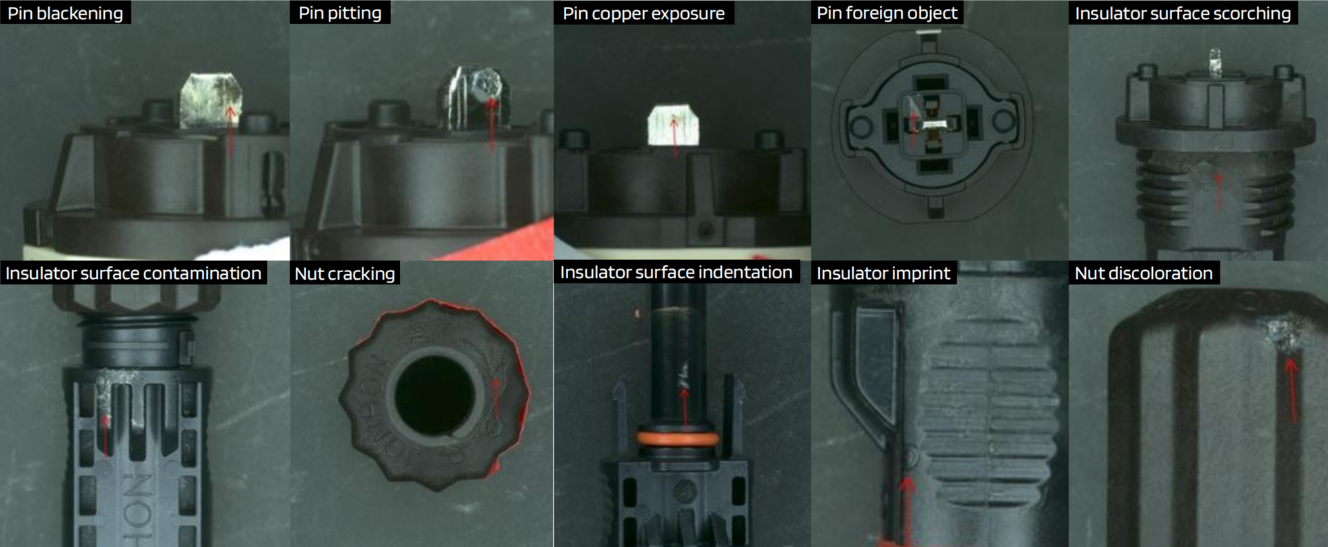 The images below demonstrate the AI's ability to see deep inside the connector. 