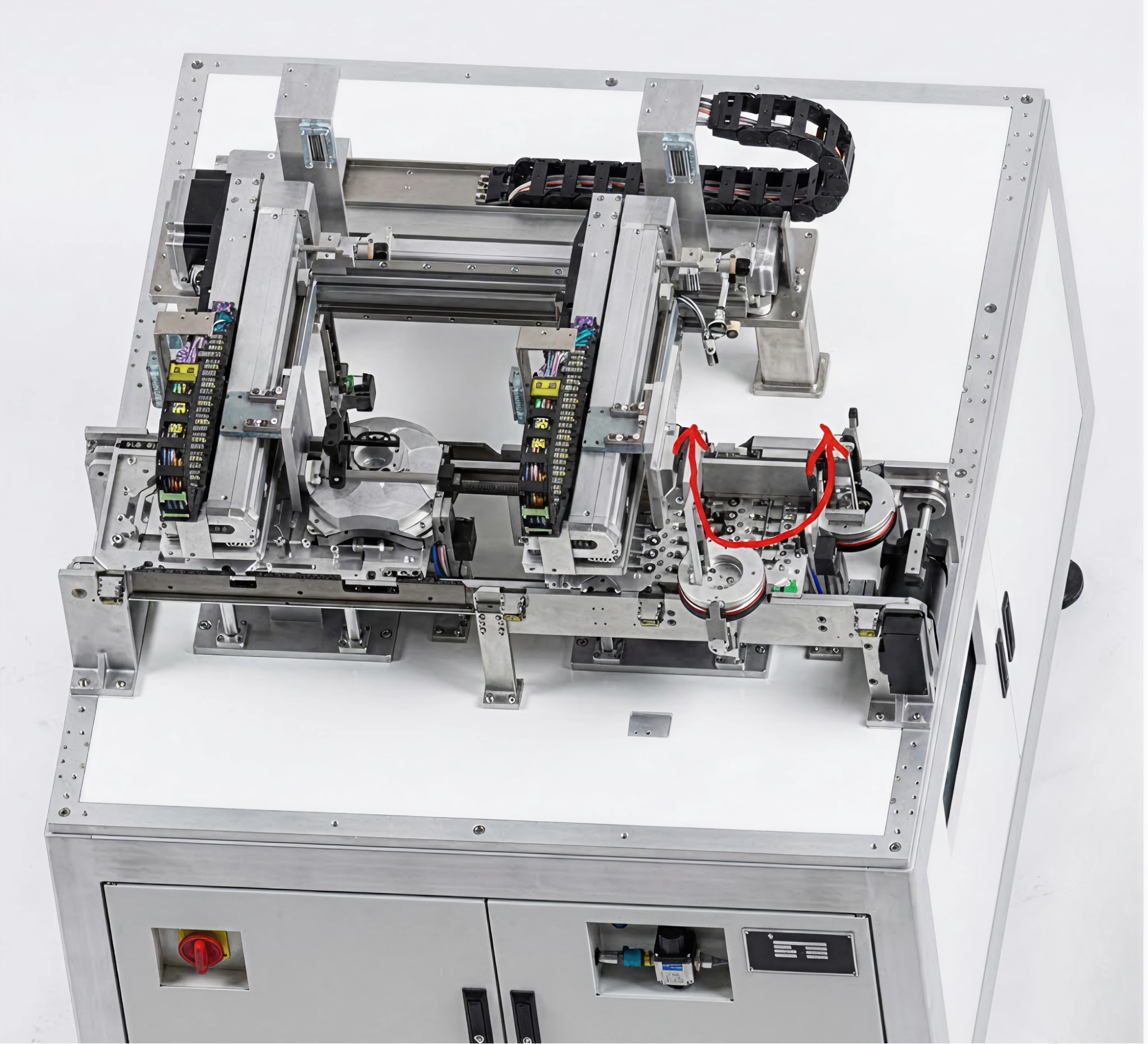 The UnitX system utilizes prisms to capture multiple viewing angles from a single camera position.