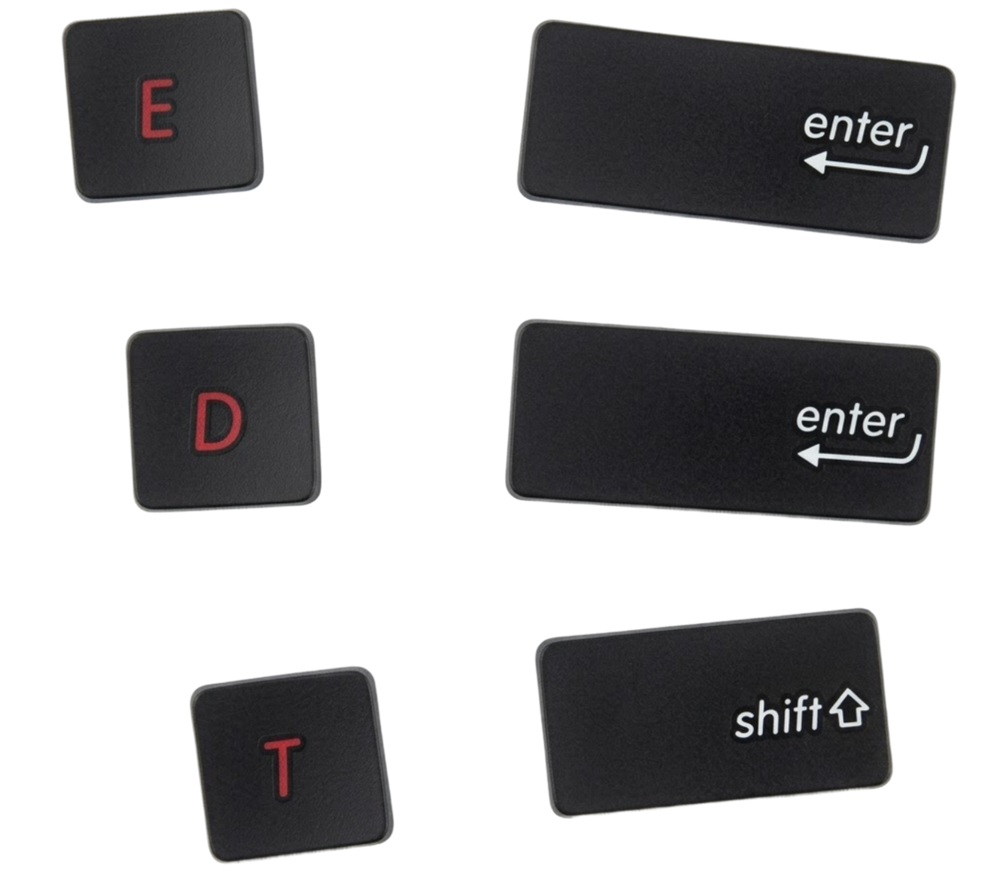 Keycaps require inspection for tiny particles and lint that disrupt the clean aesthetic. 