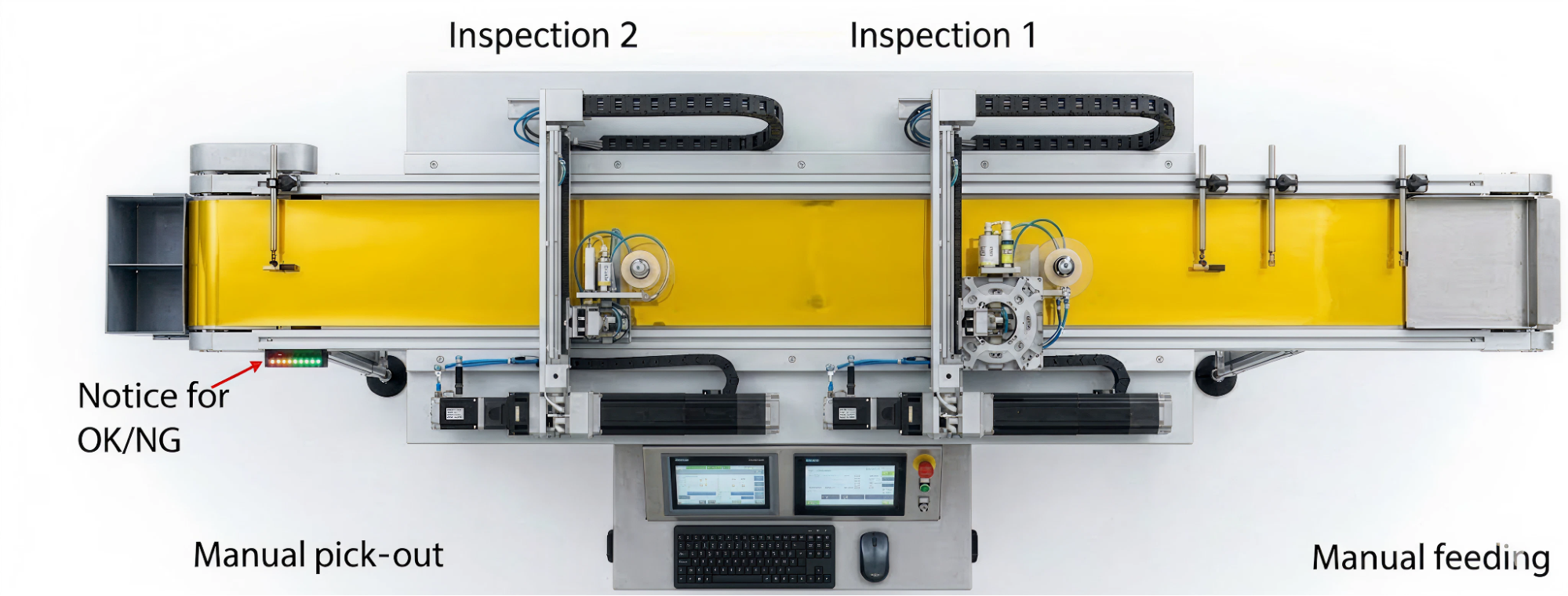 The UnitX system utilizes a lead-screw drive to move the camera for precise scanning of the film.